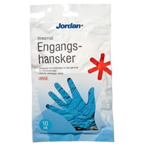 Jordan sensitive engangshanske 100% nitril 10 stk