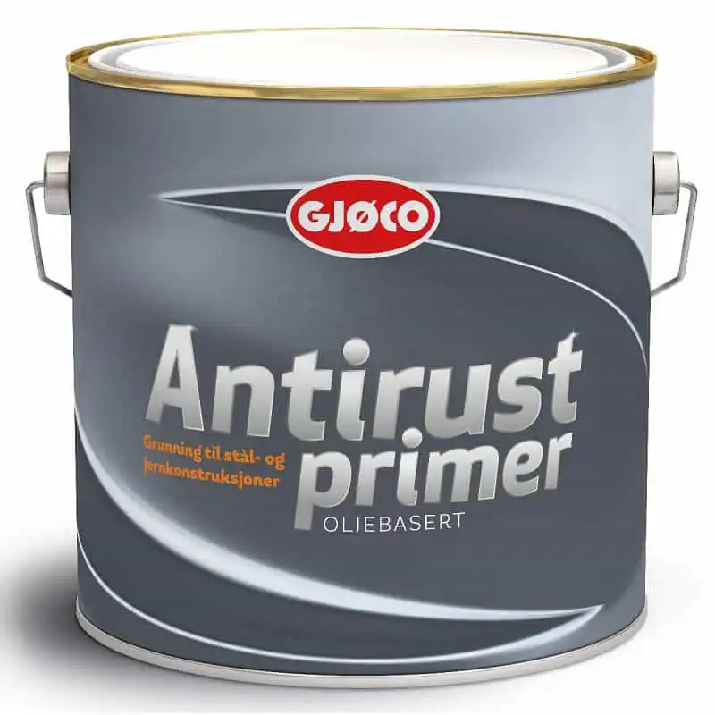 Antirustprimer Grå Metall Grunning Gjøco 3 liter