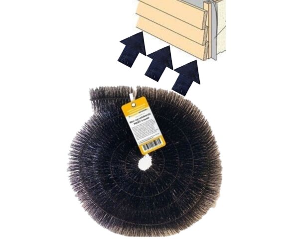 MUSEBØRSTE OG ROTTEBØRSTE PROFF 4 M X 10 CM