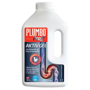 Plumbo Avløpsåpner Aktiv Gel – 6 doseringer, 1,2 kg