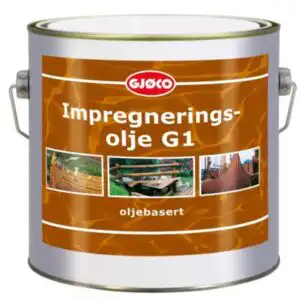 TEAKOLJE G1 3L MATT IMPREGNERINGSOLJE BÅTIMPREGNER GJØCO
