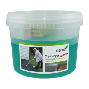 TREFORNYER POWER GEL 2,5L m/BØRSTE UTV RENS AV TREVERK FØR BEHANDLING OSMO