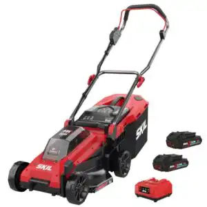 Gressklipper batt 0130ba m/lader og 2 batterier SKIL