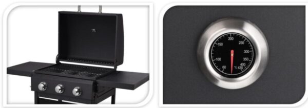 Gassgrill 3 brennere Vaggan (uten slange og regulator)