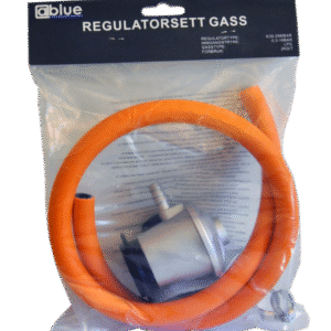Gassregulatorsett m/1m slange