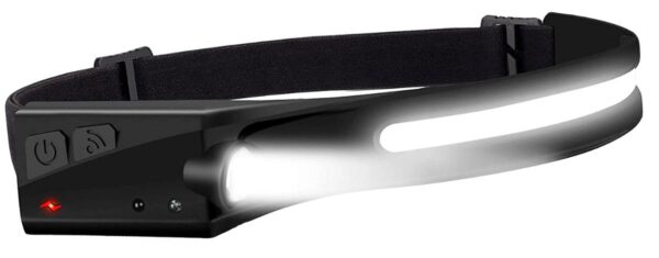 Hodelykt slim 350Lm oppladbar LED Typhoon
